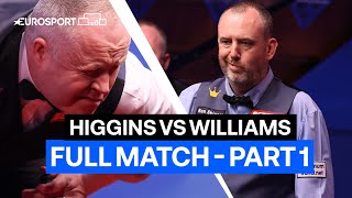 World Snooker Championship 2018 Final - Part 1 | John Higgins vs Mark Williams | Eurosport Snooker