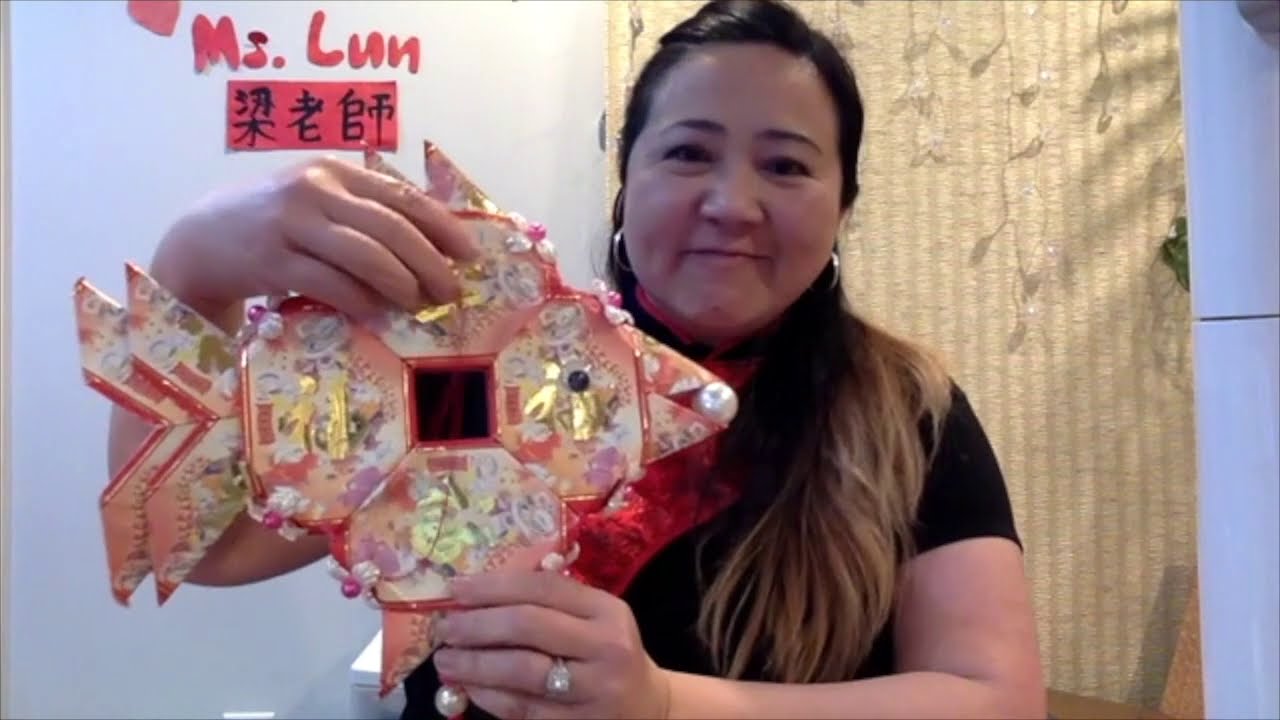 Learn How To Make a Fish Lantern With CNY Red Envelopes