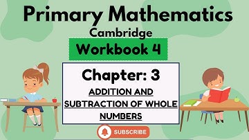 Math Workbook 4-Chapter 3-Addition and Subtraction of Whole Numbers