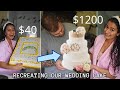 Turning a $40 Grocery Store Cake into a $1200 Wedding Cake / recreating our wedding cake