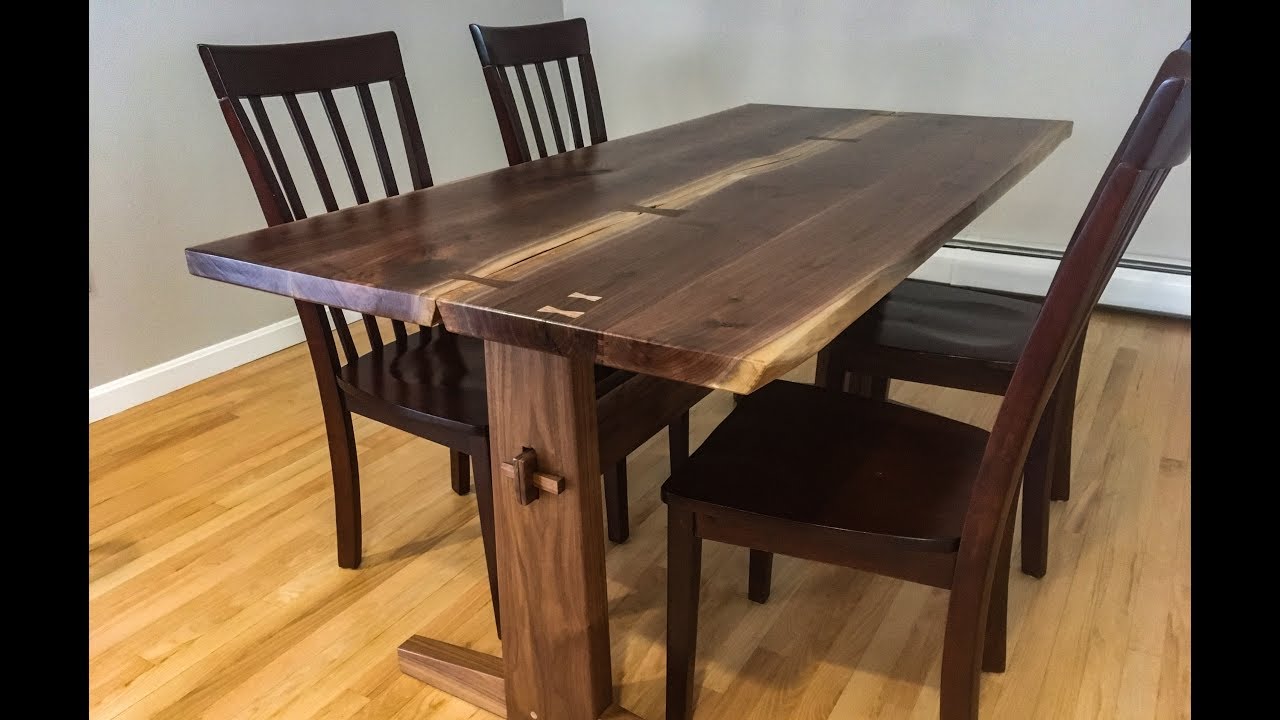 Project #2 - Making a Live Edge Walnut Dining Table