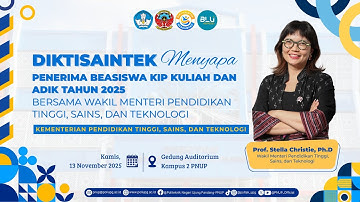 #2 Diktisaintek Menyapa Penerima Beasiswa KIP Kuliah dan ADik Tahun 2025
