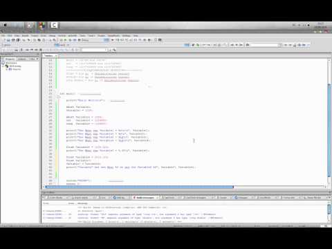 C - Programmieren Tutorial - Deutsch - Part 1 #Datentype / Kommentare setzen - Teil(2/2)
