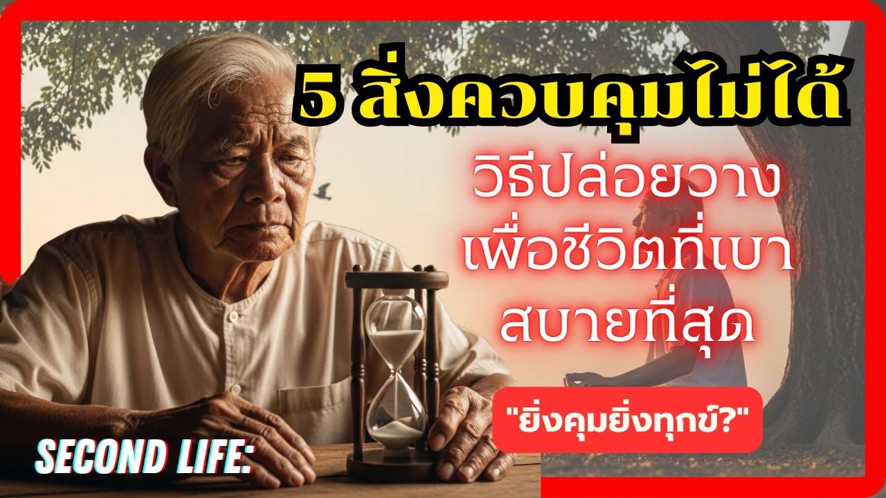 5 สิ่งที่ควบคุมไม่ได้ ตามหลักพุทธศาสนา วิธีปล่อยวางเพื่อชีวิตที่เบาสบายที่สุด