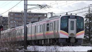 E129系B22編成【4K】信越本線下り1323M