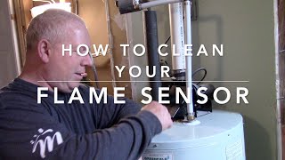 How To Fix Your Water Heater For Free.  How to clean your flame sensor