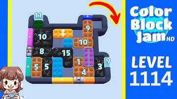 Color Block Jam Level 1114 Solution Walkthrough
