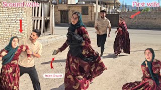 The second wife's failed escape with the stolen ID card from Ahmad and Khadija