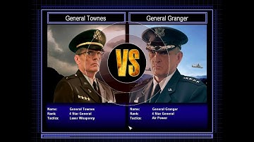 Laser General VS Air Force General [C&C Generals Zero Hour Challenge] [Hard]