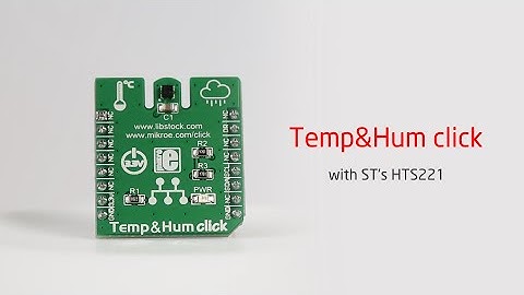 Temp&Hum click - Example