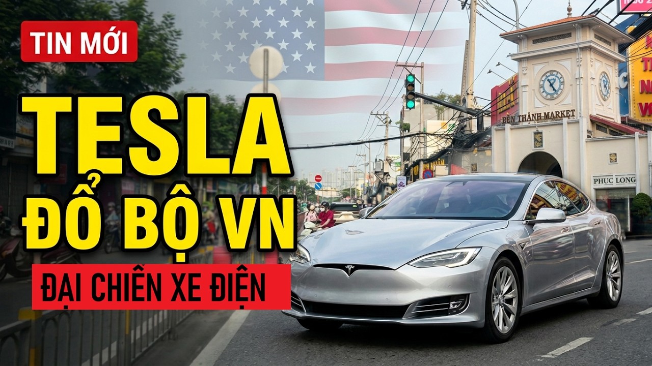 SẮP TRÀN VÀO SÀI GÒN - TESLA ELON MUSK MỞ CTY TẠI TPHCM THỊ TRƯỜNG XE ĐIỆN KHỐC LIỆT CHƯA TỪNG THẤY