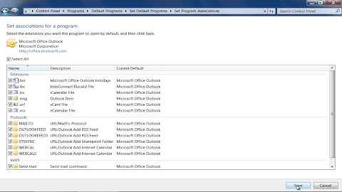 How to Set Default Email Program in Windows 7