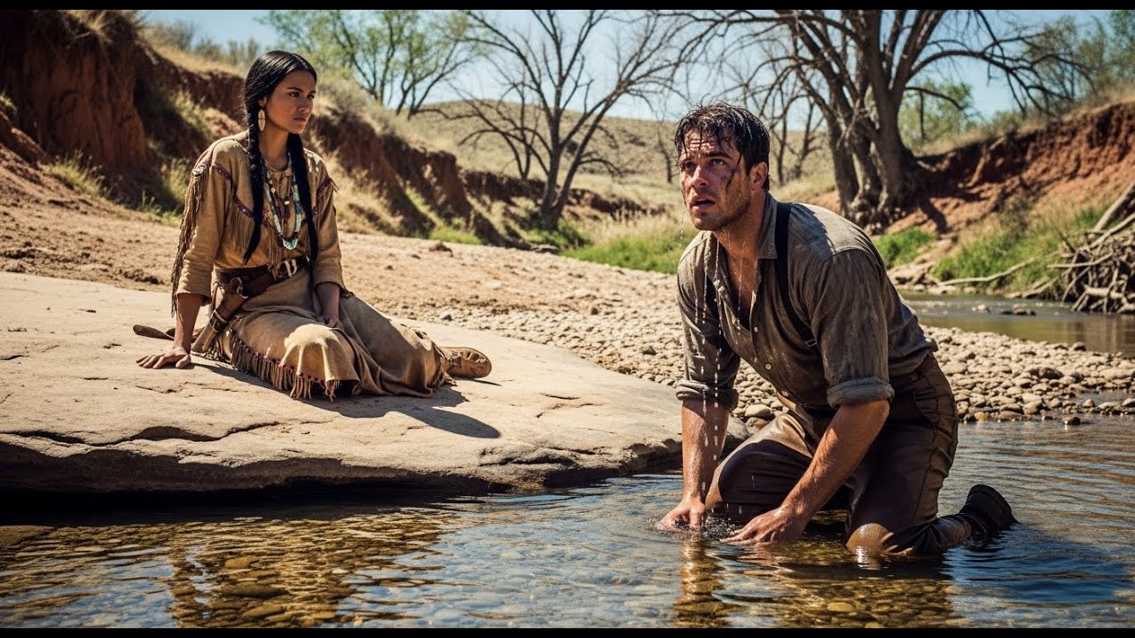 APAČKA Ho Viděla, Jak Se Koupe V Potoce – Místo Aby Se Skryla, Sedla Si Na Břeh A SLEDOVALA.
