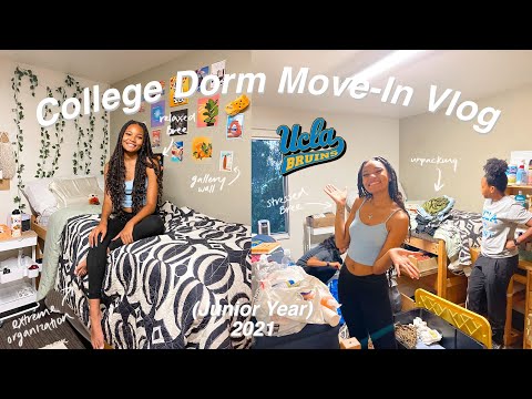 College Dorm Move-In Vlog 2021 | UCLA Transfer Student