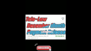 Tele Law December 2022 Payment release,csc payment