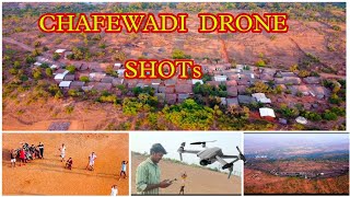 mountain Village Chafewadi crazy drone shots | supper pahadi village ! village life