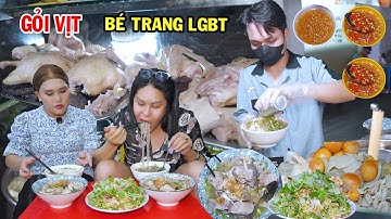 DIVA Cát Thy dẫn Túc Túc đi ăn gỏi vịt Hồng Trang LGBT - Ẩm thực Cha Rồng