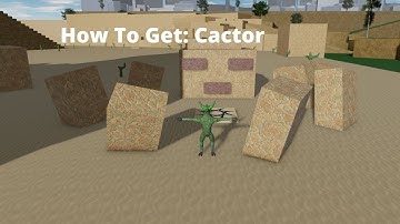 How To Get Cactor In Roblox DOOMED