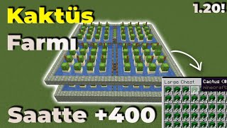 KOLAY KAKTÜS FARMI!!! - MİNECRAFT 1.20.1 - SAATTE +400 KAKTÜS