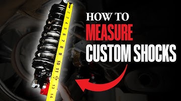 How To Measure For Custom Shocks : QA1 Tech