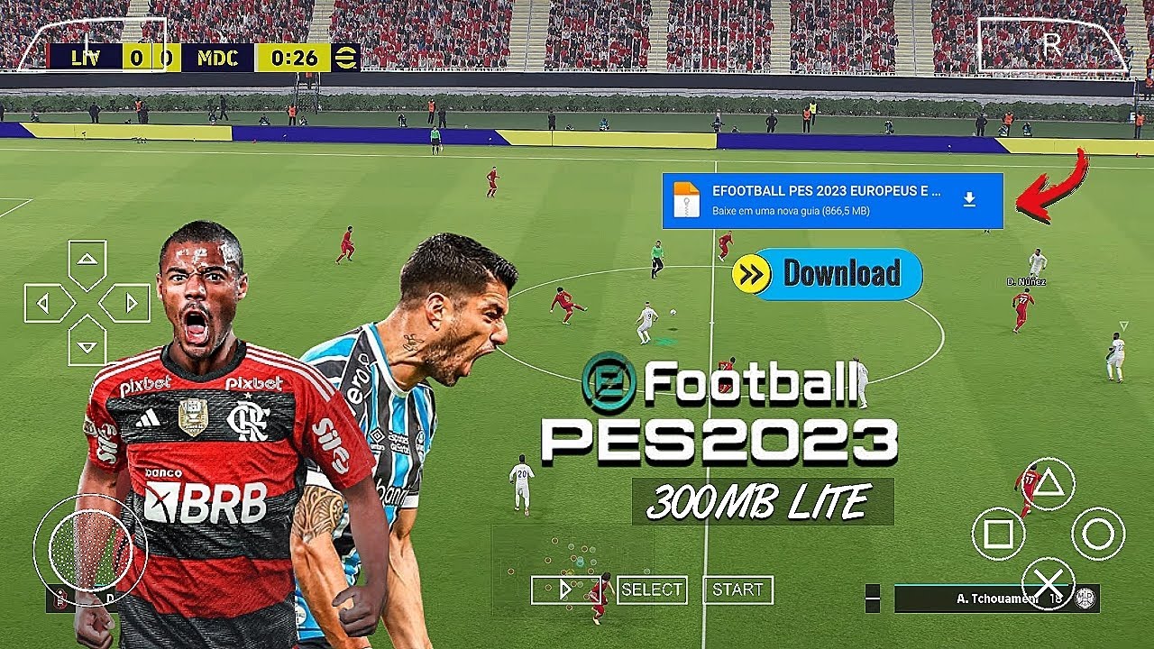 ATUALIZADO! BAIXAR PES 2012 MOD PES 2021 LITE - BRASILEIRÃO, COPA 2022,  UCL, LIBERTADORES E + 