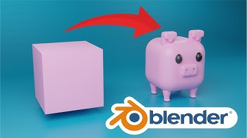 Blender Speed Modeling Timelapse - Cute Pig