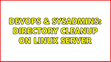 DevOps & SysAdmins: Directory cleanup on Linux server (2 Solutions!!)