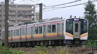 信越本線上り始発E129系A11編成420M 新潟→長岡