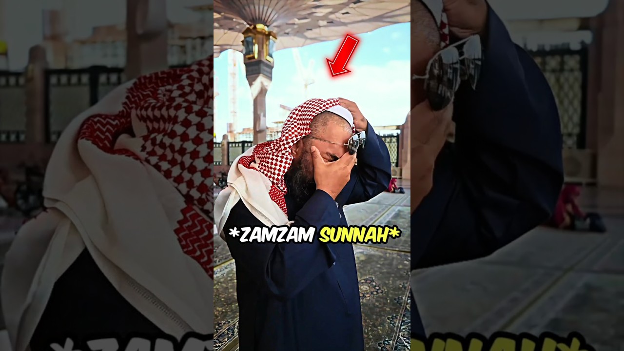 🤯💦DO THIS NEXT TIME YOU DRINK ZAMZAM WATER!! #shorts