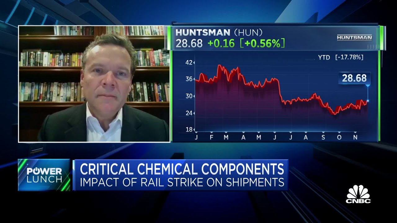 The chemical industry is under threat as December rail strike worries mount
