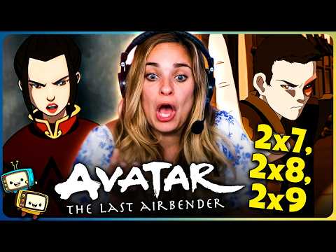 AVATAR: THE LAST AIRBENDER (2006) Season 2 Episodes 2x7, 2x8 & 2x9 Reaction! | First Time Watch!