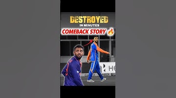 Comeback story of Varun Chakaravarthy🔥