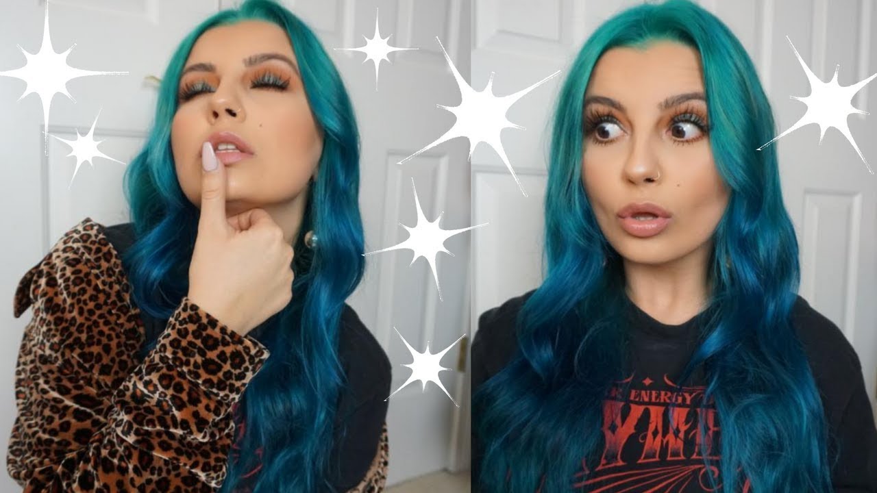 1. How to Dye Your Hair Blue at the Ends - wide 7