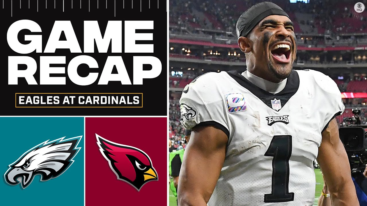Eagles survive Cardinals' late comeback, remain undefeated [FULL GAME  RECAP]
