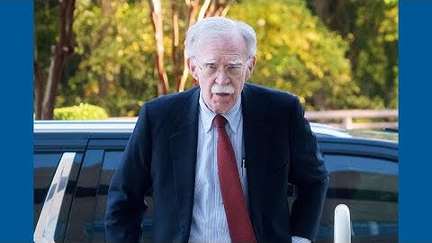 Bolton pleads not guilty in Justice Department case accusing him of sharing government secrets