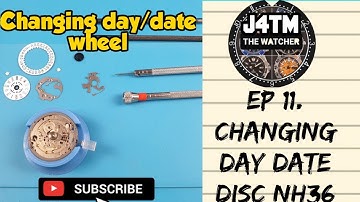 |J4TM| Ep. 11 - How to remove day/date disk Seiko NH35/36 Movement | The Watcher