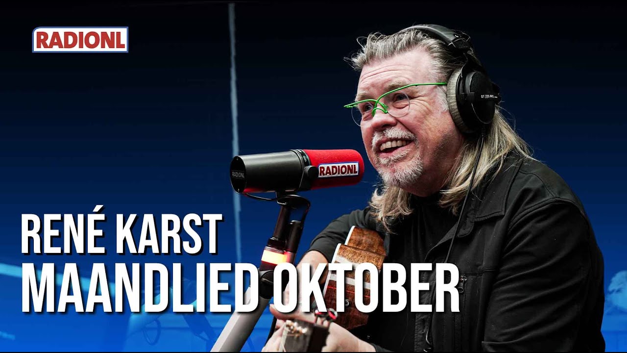 René Karst - Maandlied Oktober (LIVE bij RADIONL)