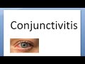 Ophthalmology 070 a Conjunctivitis What is Types Infection Allergic Classification Eye Cause Red