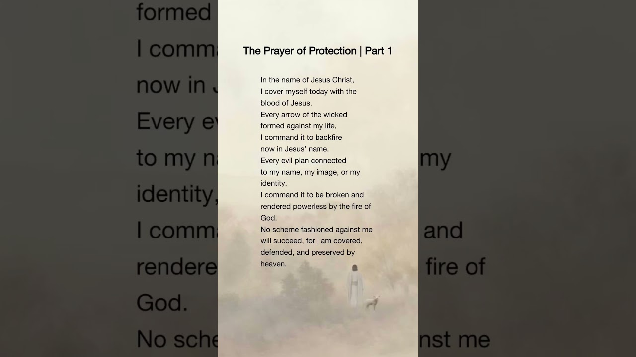 The Prayer of Protection | Part 1 🙏 