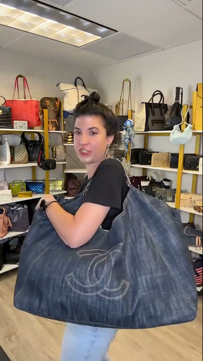 Chanel Denim Tote Bag⁣ – Coco Approved Studio
