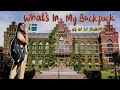 Whats in my backpack as an lu student  ahalditha lund lunduniversity