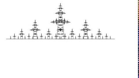 踊るコッホ曲線