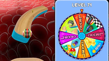 Going Balls Spin The Wheel - Level 71 (Android Ios Gameplay)