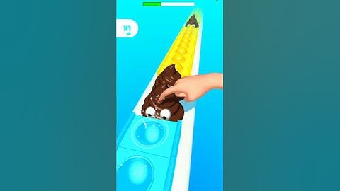 pop run 3D gameplay 💩 || Mobile game 269#shortvideo #mobilegaming #poprungame #poprun3dlive