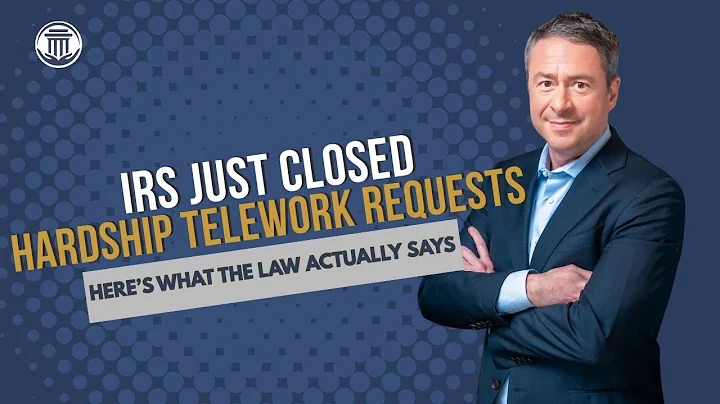 12.10 IRS Shuts Down Hardship Telework: What They’re NOT Telling Employees
