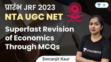 Superfast Revision of Economics Through MCQs | NTA UGC NET | JRF 2023 | Simranjit Kaur