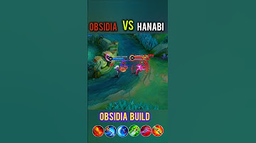 Obsidia vs Hanabi Mlbb #obsidia #hanabi #shorts #mlbb