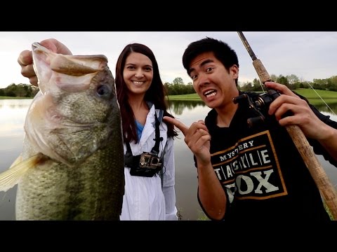 1 rod 1 reel fishing sister One Bass Combo, Baitcasting Fishing Pole with Graphite 2Pc Blanks - Blue -Left Handed 1v1 BIG FISH Challenge vs.