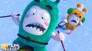 Snow RUN! ☃️ | 1 HOUR! |  Oddbods Full Episode Compilation! | Funny Cartoons for Kids