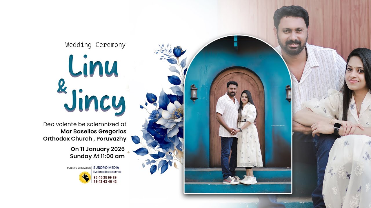 Linu weds Jincy - Wedding Ceremony || Live